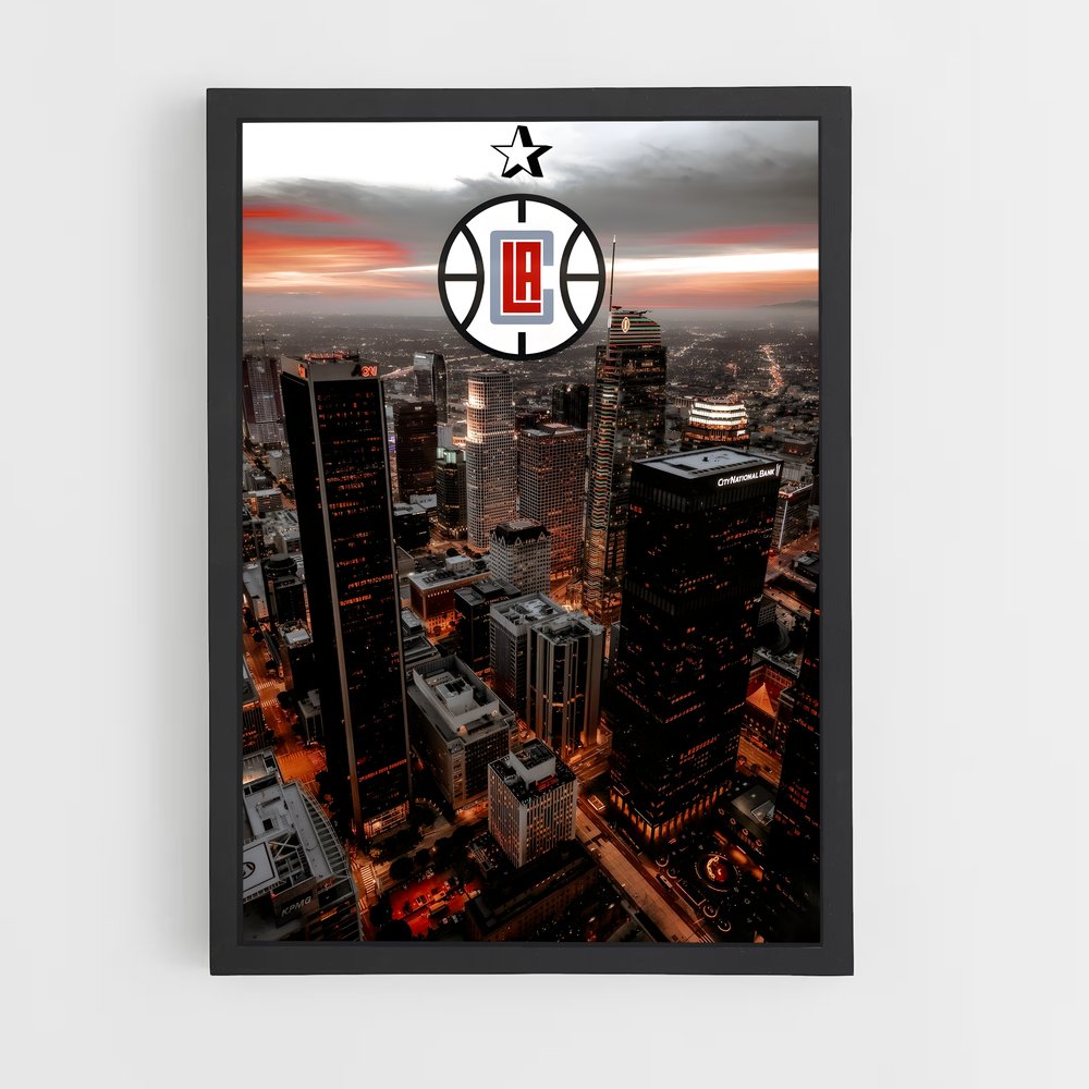 Poster Star de L.A. – affiche Basketball (vue 2)